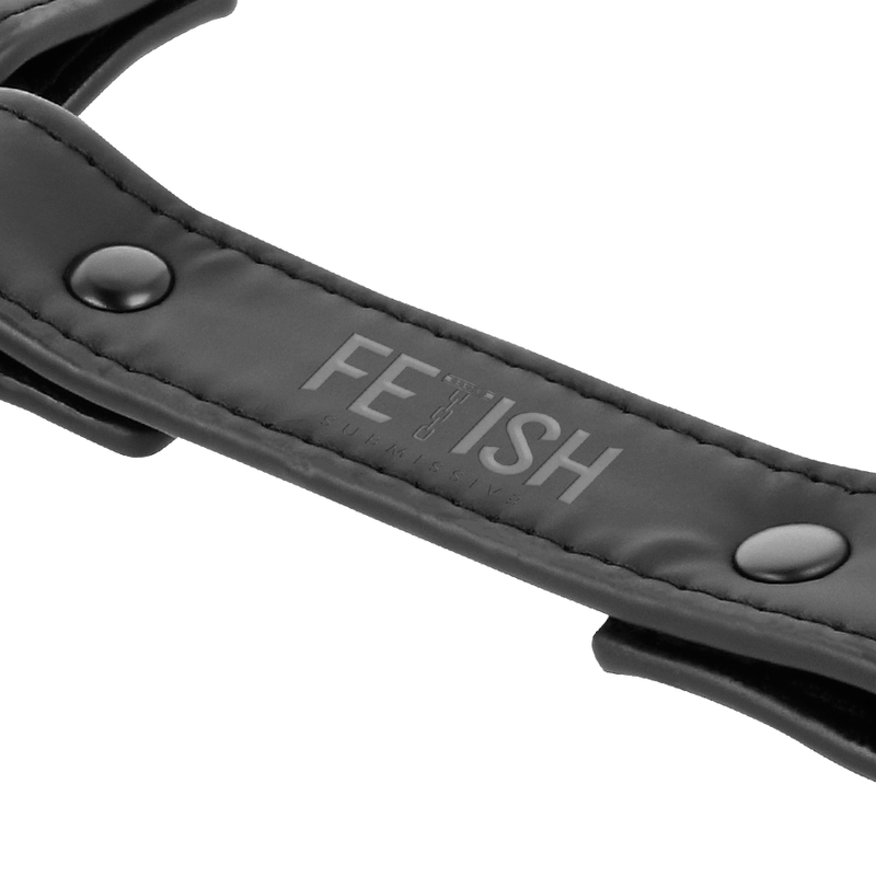 Fetish Submissive - Vegan leather handcuff union