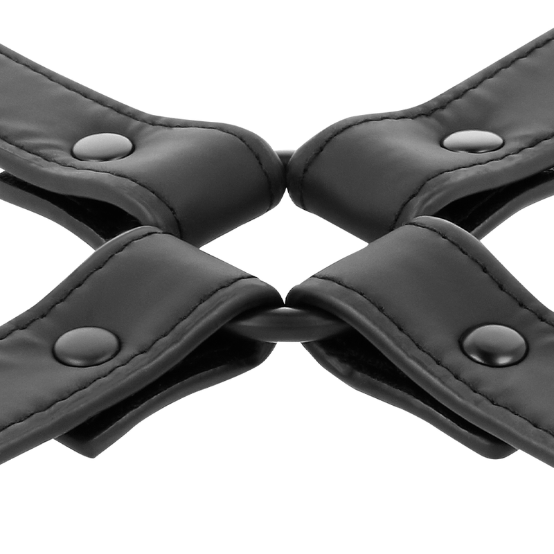 Fetish Submissive - Vegan leather handcuff union