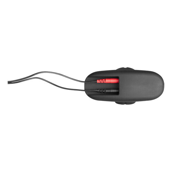 Electrastim - Siliconen zwart rocker buttplug medium