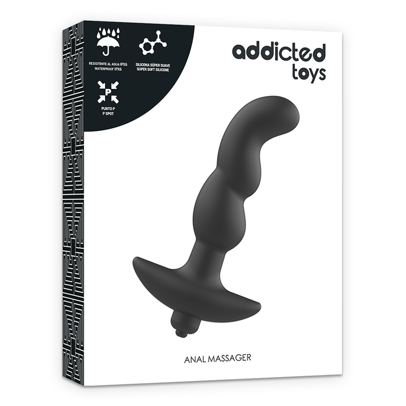 Addicted Toys - Anal massager met zwart vibration model 2